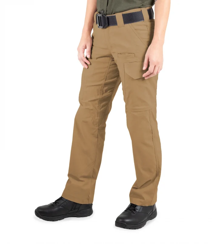 FIRST TACTICAL PANTALONES MUJER V2 TACTICAL - COYOTE - Imagen 2