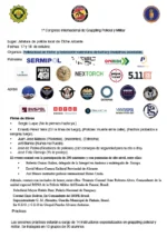 PROGRAMA 1ER CONGRESO GRAPPLING POLICIAL Y MILITAR