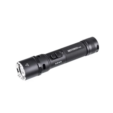 NEXTORCH P86 - LINTERNA TÁCTICA CON SILBATO DE 120 DB Y 1600 LÚMENES