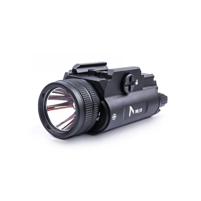 Linterna para arma NEXDOT WL15 compatible con carril Picatinny