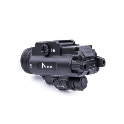 EXDOT WL25 linterna para arma con láser verde y fijación rápida