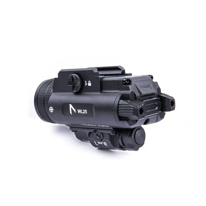 EXDOT WL25 linterna para arma con láser verde y fijación rápida