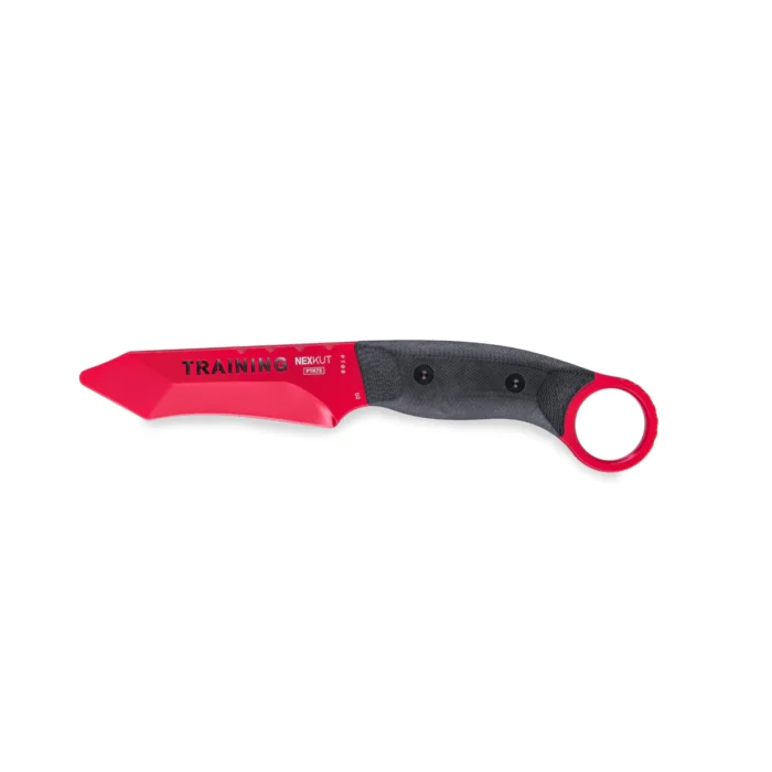 NEXKUT PTK75 Training cuchillo de entrenamiento con hoja roja