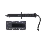 NEXKUT Shadow Guard cuchillo táctico con funda Kydex vista superior
