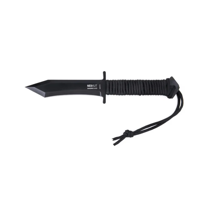 NEXKUT Shadow Guard cuchillo táctico con guardamanos reforzado