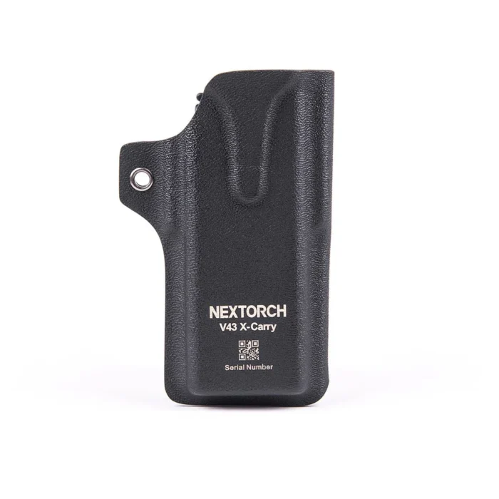 Funda táctica NEXTORCH V43 X-Carry Quick-Draw para linterna TA70 vista frontal