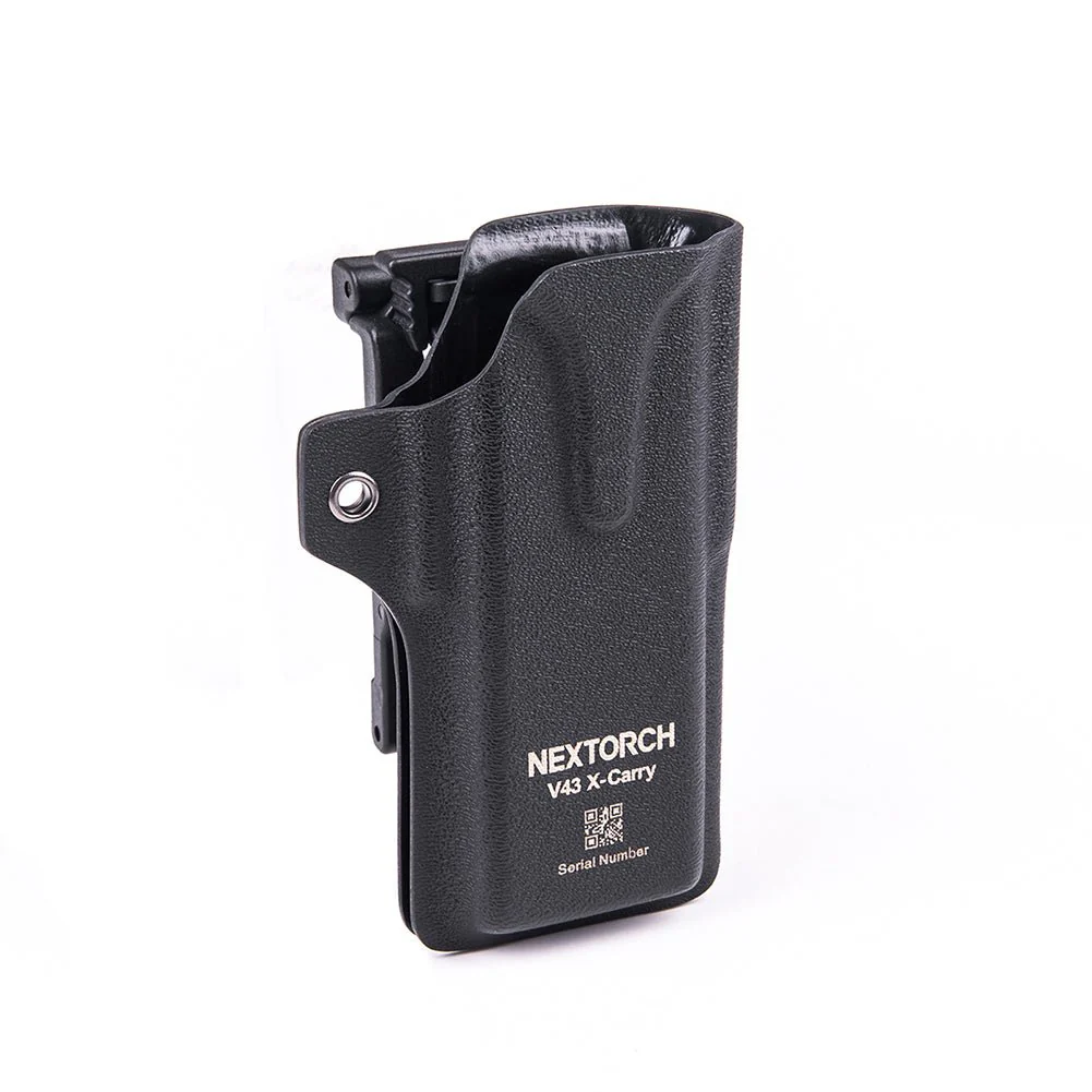 Funda NEXTORCH V43 X-Carry fabricada en Kydex de alta resistencia vista lateral Funda NEXTORCH V43 X-Carry fabricada en Kydex de alta resistencia vista lateral