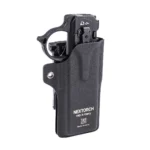 Funda NEXTORCH V43 X-Carry con linterna TA70 insertada y lista para extracción rápida
